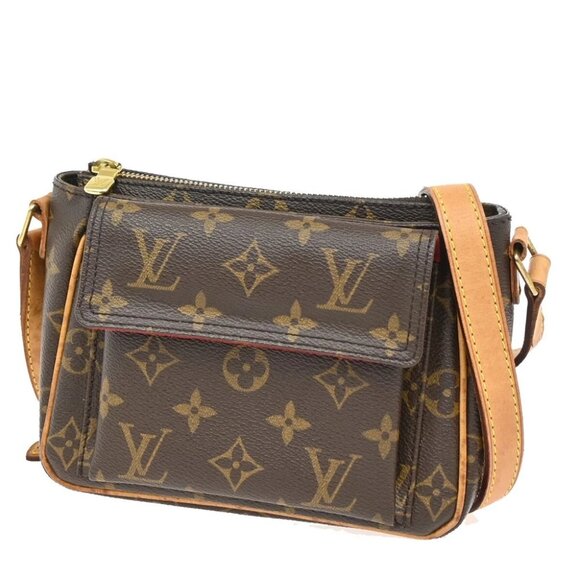 LOUIS VUITTON Viva Cite PM Shoulder Bag Monogram Leather Brown M51165 58RL194 - Picture 1 of 14